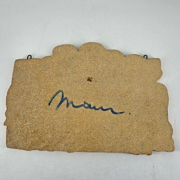 St. Andrew’s Abbey Ceramic Plaque The Last Supper Nwt Hand Made Pottery Monks - Picture 3 of 5